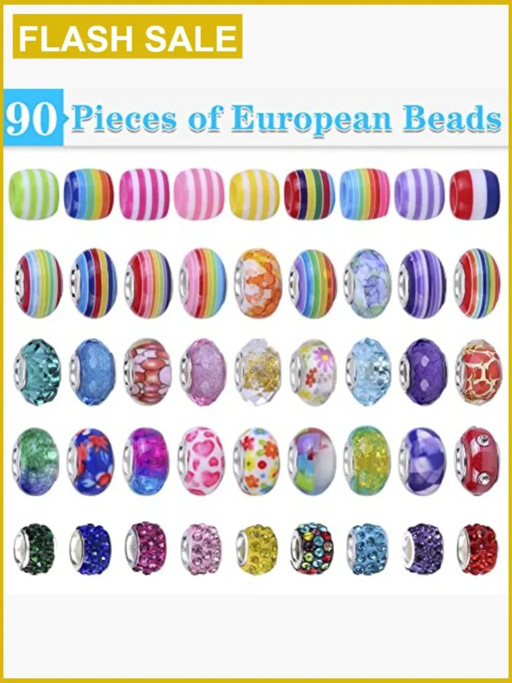 150 Pc Charm Bracelet Making Kit for Girls Unicorn Mermaid DIY Jewelry Craft